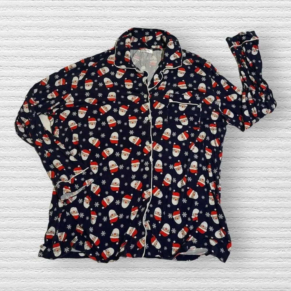 Santa Christmas 2XL Viscose Bamboo Pajama Set